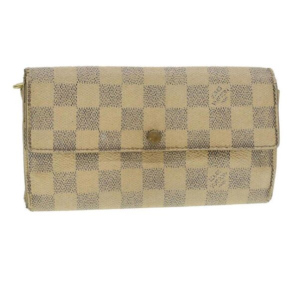 LOUIS VUITTON Damier Azur Portefeuille Sarah Long Wallet - Picture 1 of 15